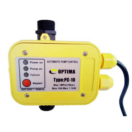 Захист сухого ходу Optima PC10A з автоматичним перезапуском, фото 1