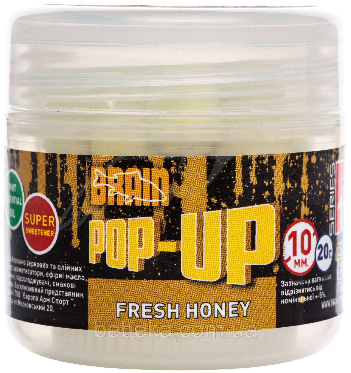 Бойли Brain Pop-Up F1 Fresh Honey (мед з м'ятою) 10 mm 20 gr (1858.02.41)