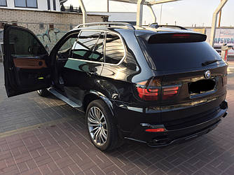 Ліхтарі BMW X5 E70 (07-10) тюнінг Led оптика стиль рестайл (чорні)