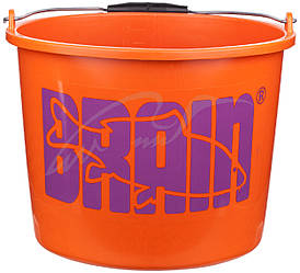 Відро Brain для підгодовування (пластик) 12 л оранжеве (1858.20.36)