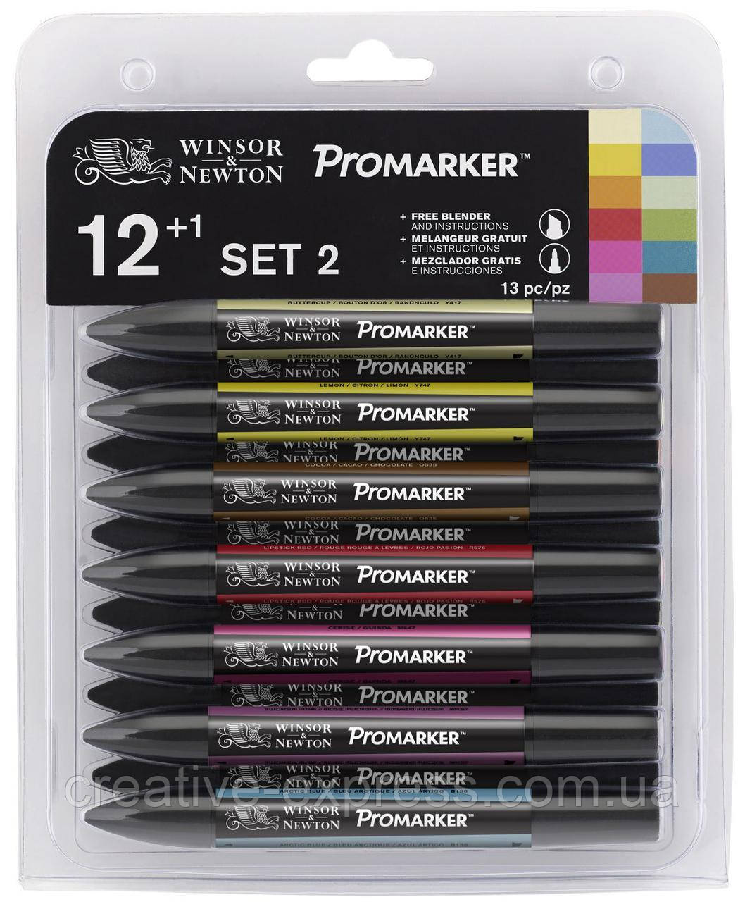 Набір маркерів WINSOR & NEWTON 12+1 шт /set 2