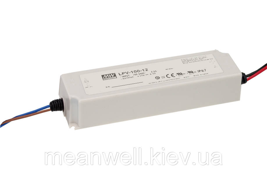 LPV-100-12 Блок живлення Mean Well Драйвер для світлодіодів (LED) 102 Вт, 12 В, 8.5 A, фото 1