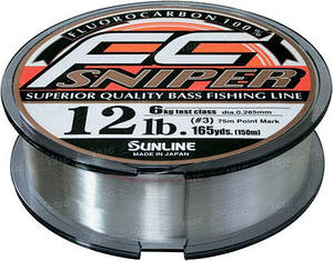 Флюорокарбон Sunline FC Sniper HG 150м 2LB 0,128 мм (1658.03.49 60073350)