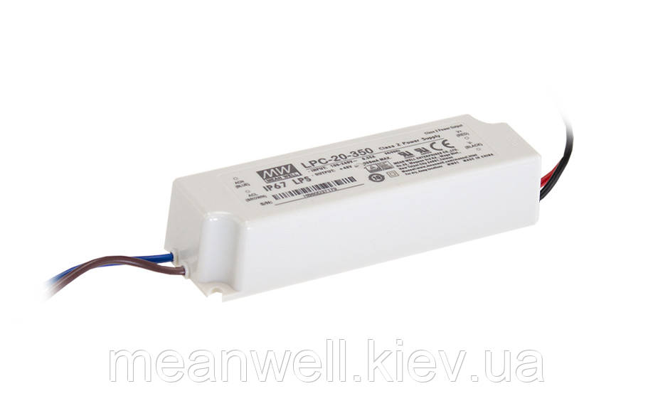 LPC-20-700 Блок живлення Mean Well Драйвер для світлодіодів (LED) 21 Вт, 9~30 В, 700 мА, фото 1