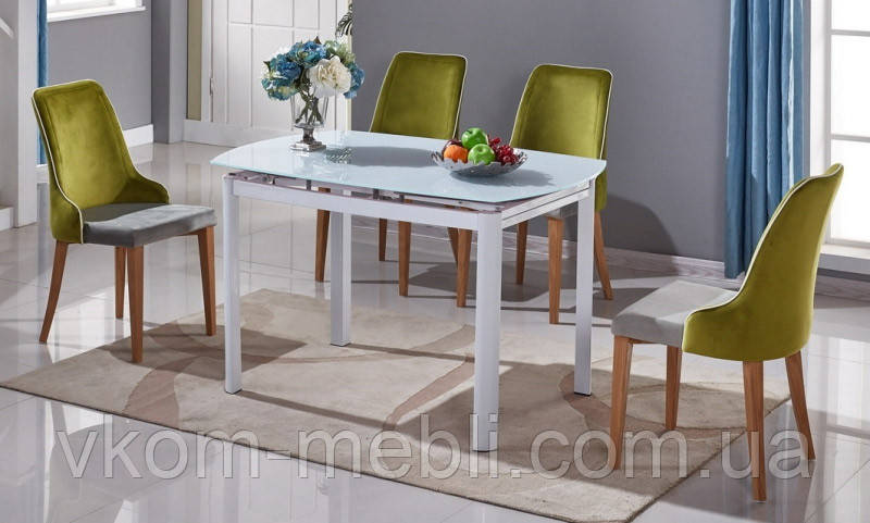 Стіл скляний Стіл скляний з кріслами