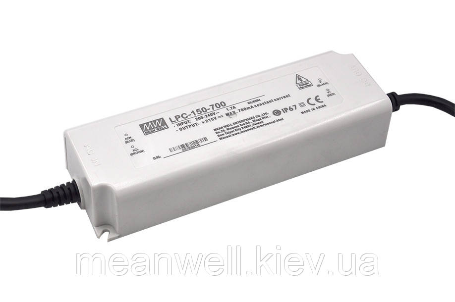 LPC-150-2800 Блок живлення Mean Well Драйвер для світлодіодів (LED) 151.2 Вт, 27~54, 2800 мА, фото 1