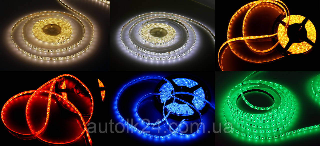 Світлодіодна Led-стрічка SMD 3528 24 V (вологозахисна)