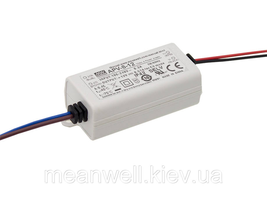 APV-8-24 Блок живлення Mean Well 8.16 вт,24в, 0.34 А, фото 1