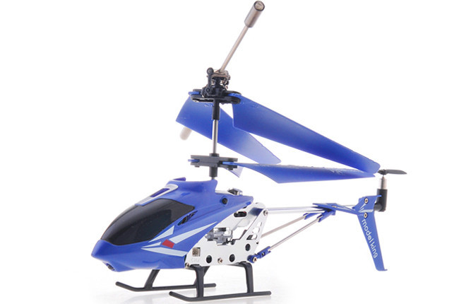 Дитячий іграшковий Вертоліт радіокерований Model King, синій (33008 blue)