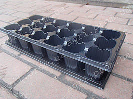 Касета на 18 комірок, з піддоном (150шт/упаковка)