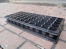 Касета для розсади на 50 комірок з піддоном (упаковка 120шт)