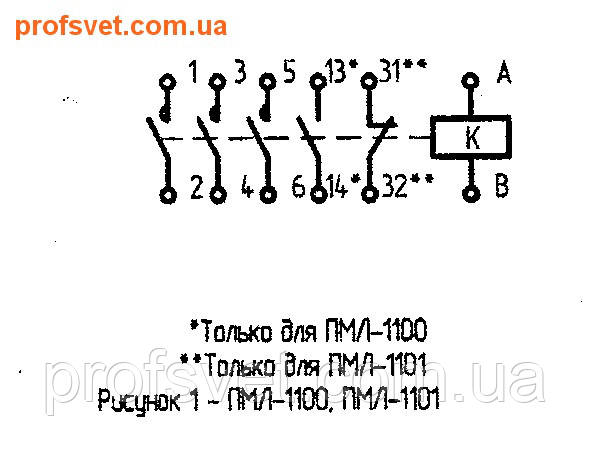сканування електрична схема підключення пмл-1100 10-a