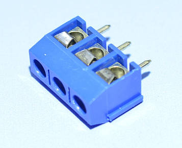 Клемник гвинтовий, крок 5.0мм, 301-3P, 3pin (XK301-5.0-3P) Cixi