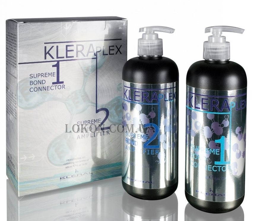Набір для відновлення волосся під час фарбування - Kleral System Kleraplex, 2х500 мл