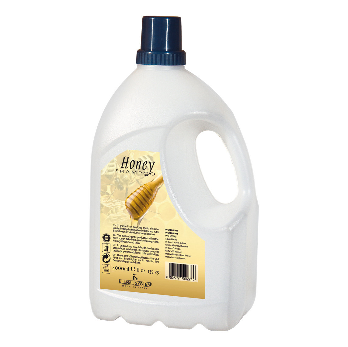 KLERAL SYSTEM Shampoo Honey Медовий шампунь, 4000 мл