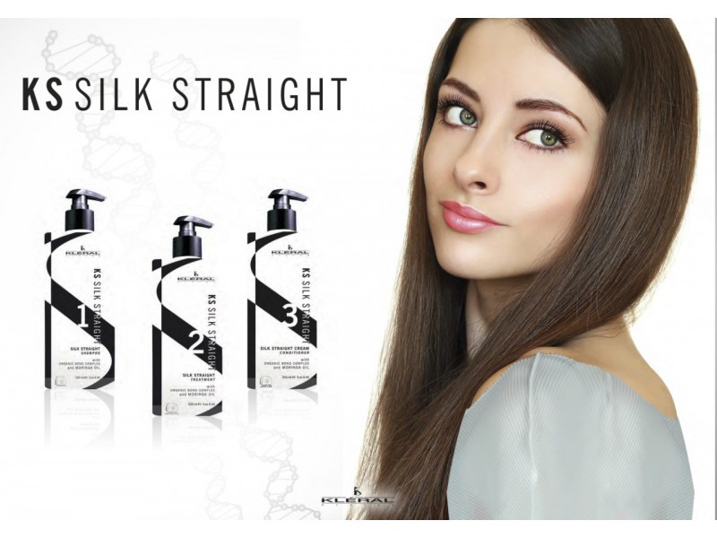 Шампунь для випрямлення волосся Kleral System Silk Straight Shampoo, 250 мл