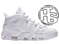 Мужские кроссовки Nike Air More Uptempo 96 Triple White 921948-100