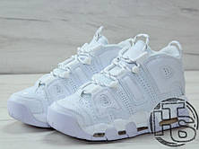 Чоловічі кросівки Nike Air More Uptempo 96 Triple White 921948-100, фото 2