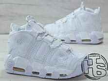 Чоловічі кросівки Nike Air More Uptempo 96 Triple White 921948-100, фото 3