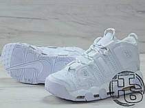 Чоловічі кросівки Nike Air More Uptempo 96 Triple White 921948-100, фото 2