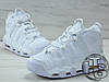 Чоловічі кросівки Nike Air More Uptempo 96 Triple White 921948-100, фото 2