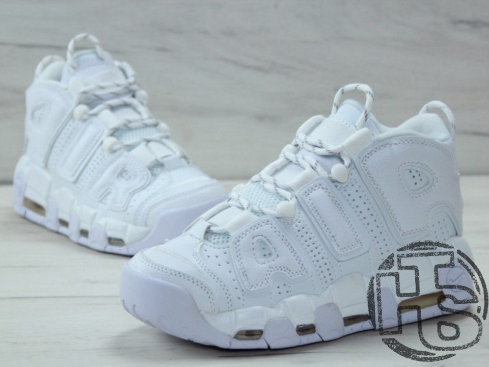 Мужские кроссовки Nike Air More Uptempo 96 Triple White