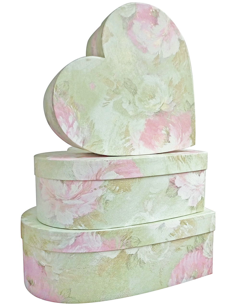 Коробки подарункові, набір із 3 шт., фото 1