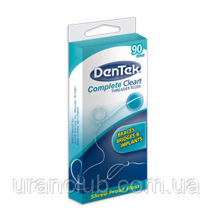 DenTek повне очищення Флосс з поправкою, 90 шт