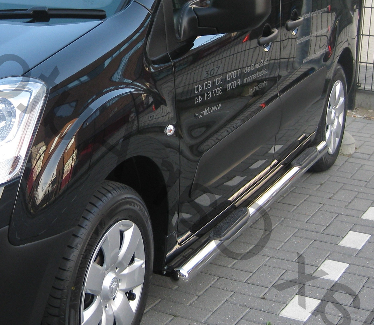 Підніжки, Труби на Peugeot Rifter (c 2019-) Пежо Партнер PRS, фото 1