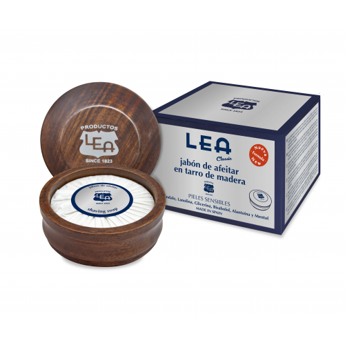 Мило для гоління в дерев'яній чаші LEA CLASSIC Shaving Soap In Wooden Bowl 100 g