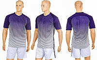 Футбольная форма Band (PL, р-р S-XL, фиолетовый, шорты белые)