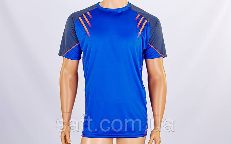 Футбольная форма Captain (PL, р-р M-XXL, синий-черный, шорты синие) - фото 3 - id-p635355820