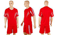 Футбольная форма (р-р M-XXL, красный, шорты красные)