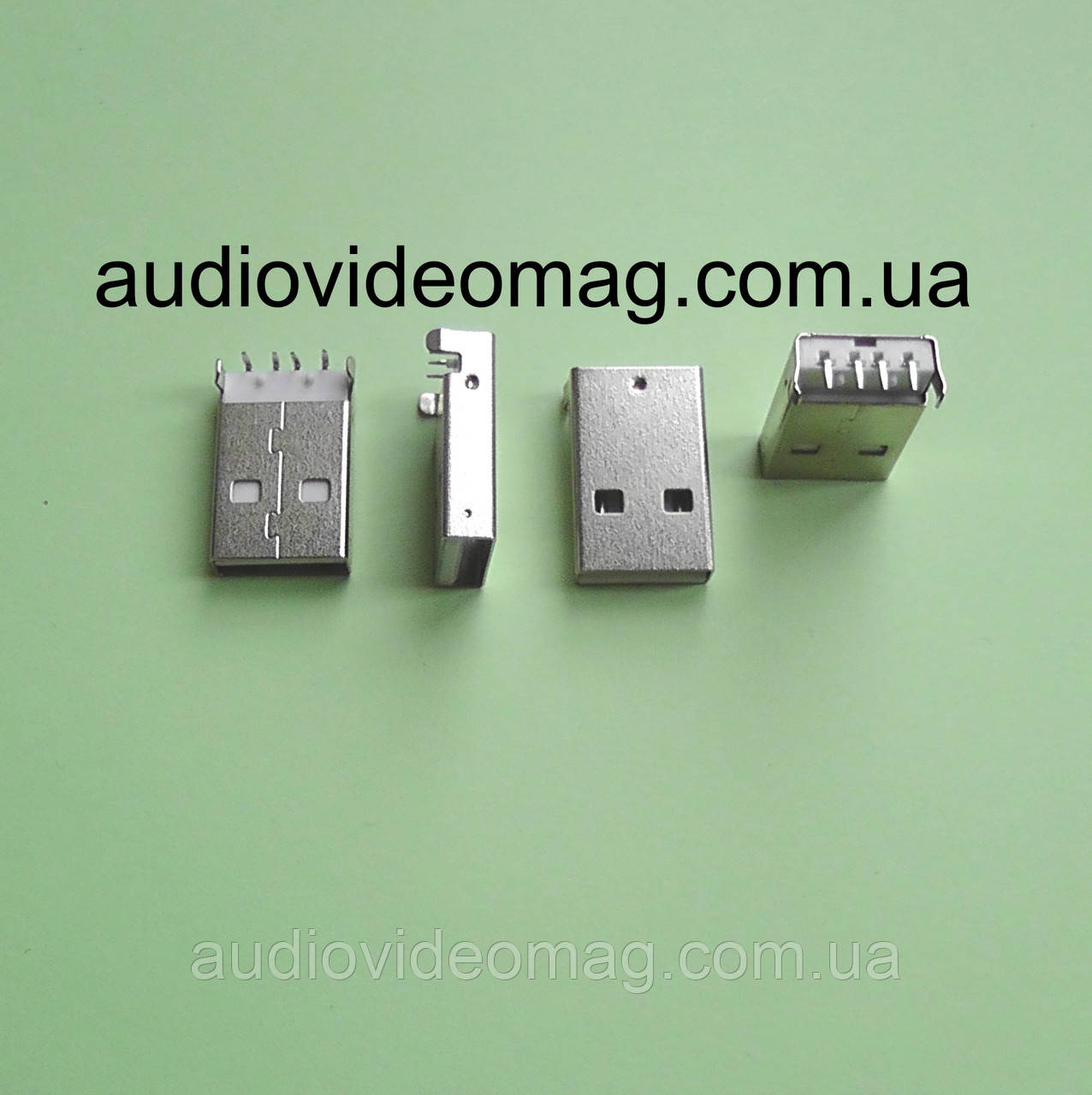 Штекер USB тип 1 для монтажу на плату, фото 1