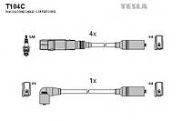 Высоковольтные провода зажигания Tesla T104C для VW