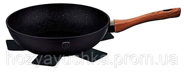 Сковорода-вок Berlinger Haus Ebony Rosewood Collection BH-1719 - Ø28см