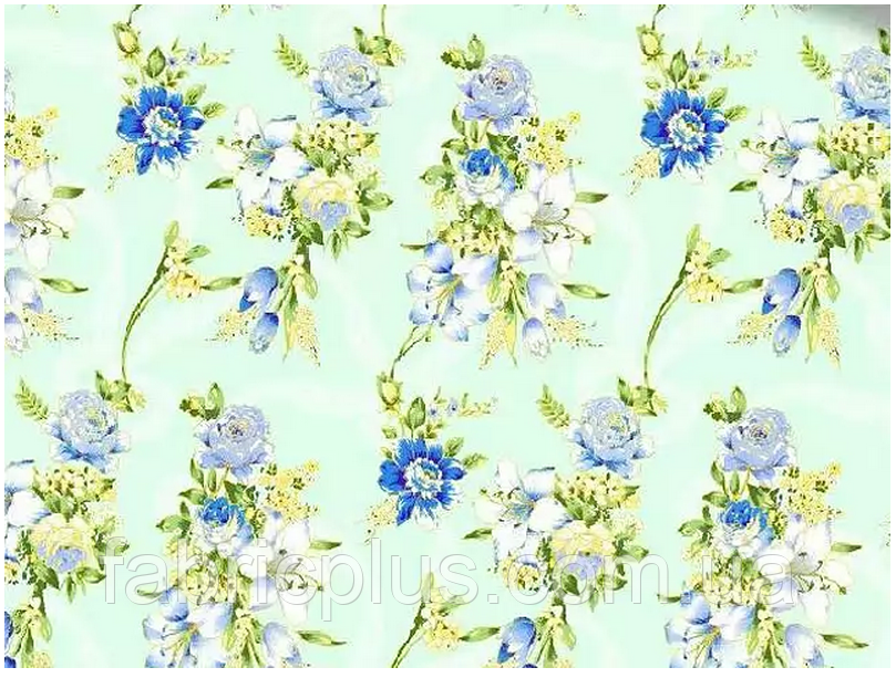 Тик наперниковий диз: 20-0647 l.blue