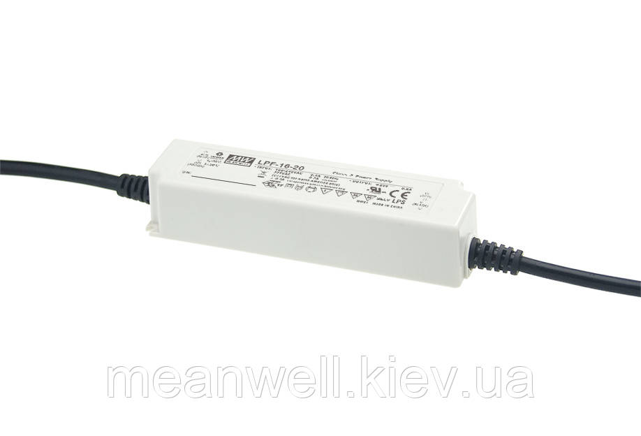 LPF-16-36 AC/DC LED-драйвер MeanWell 16.2 Вт, 19.8-36В, 0.45А