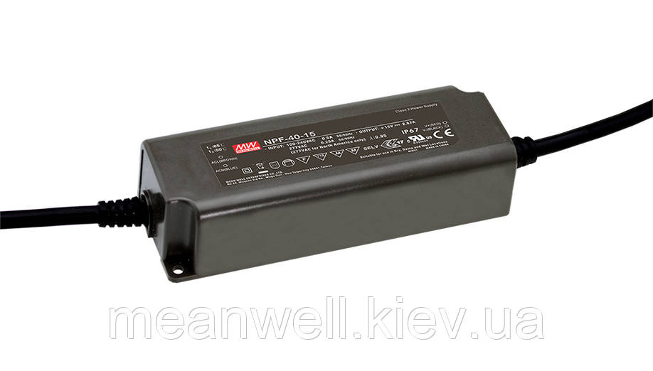 NPF-40-48 AC/DC LED-драйвер MeanWell  40.32Вт, 48В, 0.84А, фото 1