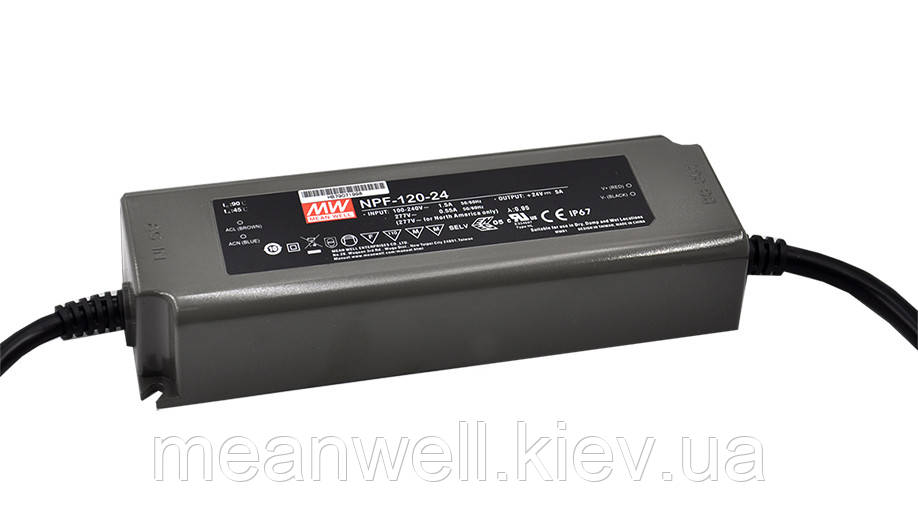 NPF-120-36 AC/DC LED-драйвер MeanWell 122.4Вт, 36В, 3.4 А, фото 1