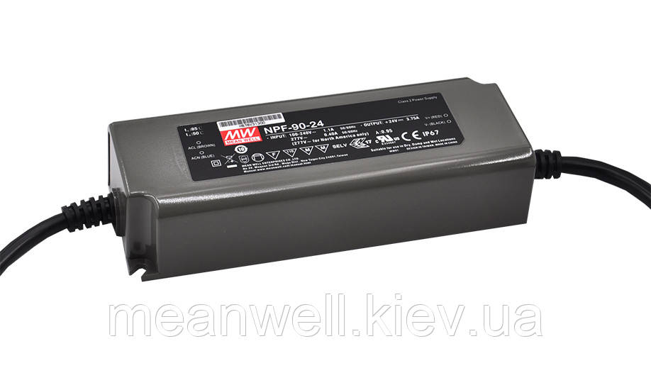 NPF-90-42 AC/DC LED-драйвер MeanWell  90.3Вт, 42В, 2.15А