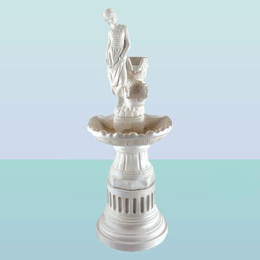 Декоративний фонтан скульптуру для дому та саду Пастушка