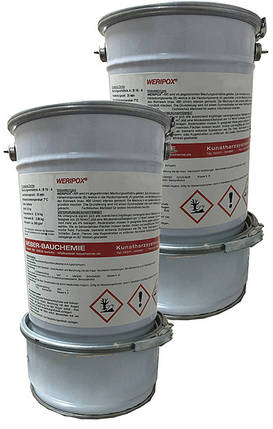 Епоксидна декоративна 2-компонентна кольорова смола Weripox® REFLEKT, пак. 25 кг/Епоксидна наливна підлога, фото 2