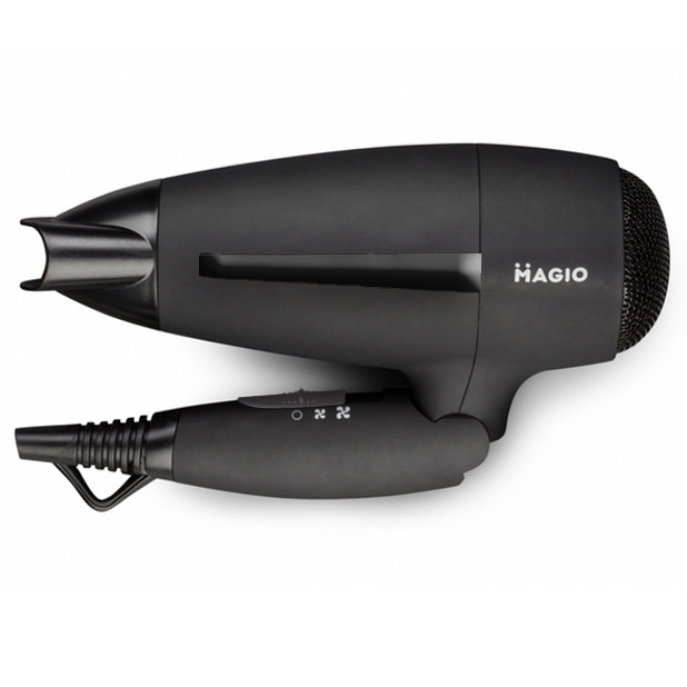 Фен професійний Magio MG-166 (2000 Вт) зі складаною ручкою | 3 режими температури | Холодне повітря | Насадка-концентратор, фото 1