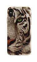 Чехол с картинкой (силикон) для Iphone X Белый тигр