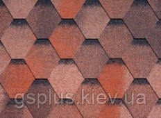Бітумна черепиця IKO Armourshield Flamming Red Ultra, фото 2