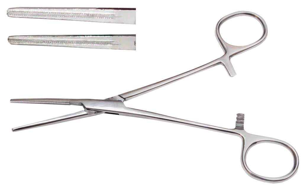 Затискач кровоспинний, атравматичний, прямий, фото 1