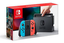 Nintendo Switch Console - Neon Red Neon Blue NEW (EU) V2