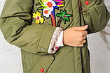 Парку демісезонна на дівчинку «Папуга», фото 6
