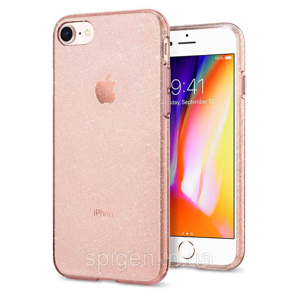 Чохол Spigen для iPhone 8 Liquid Crystal, Glitter